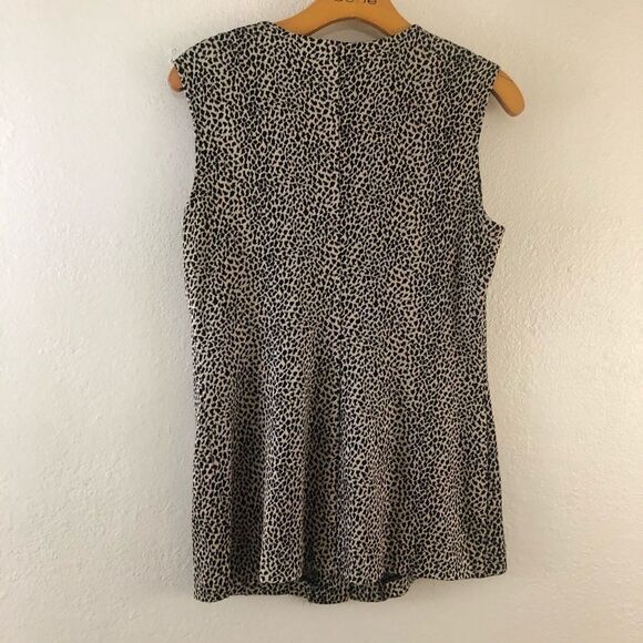 Design Today’s Cheetah print Sleeveless blouse M - Picture 5 of 5